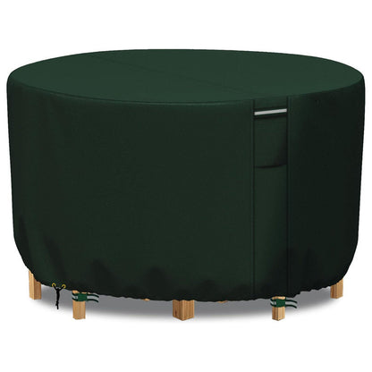 Heavy-Duty Round Patio Furniture Cover with Air Vent 9