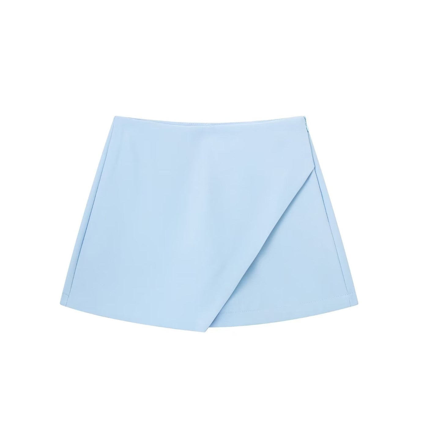 Hellblauer Tennisrock Damen, Sportbekleidung, atmungsaktiv, leicht, modisch, Freizeitkleidung.