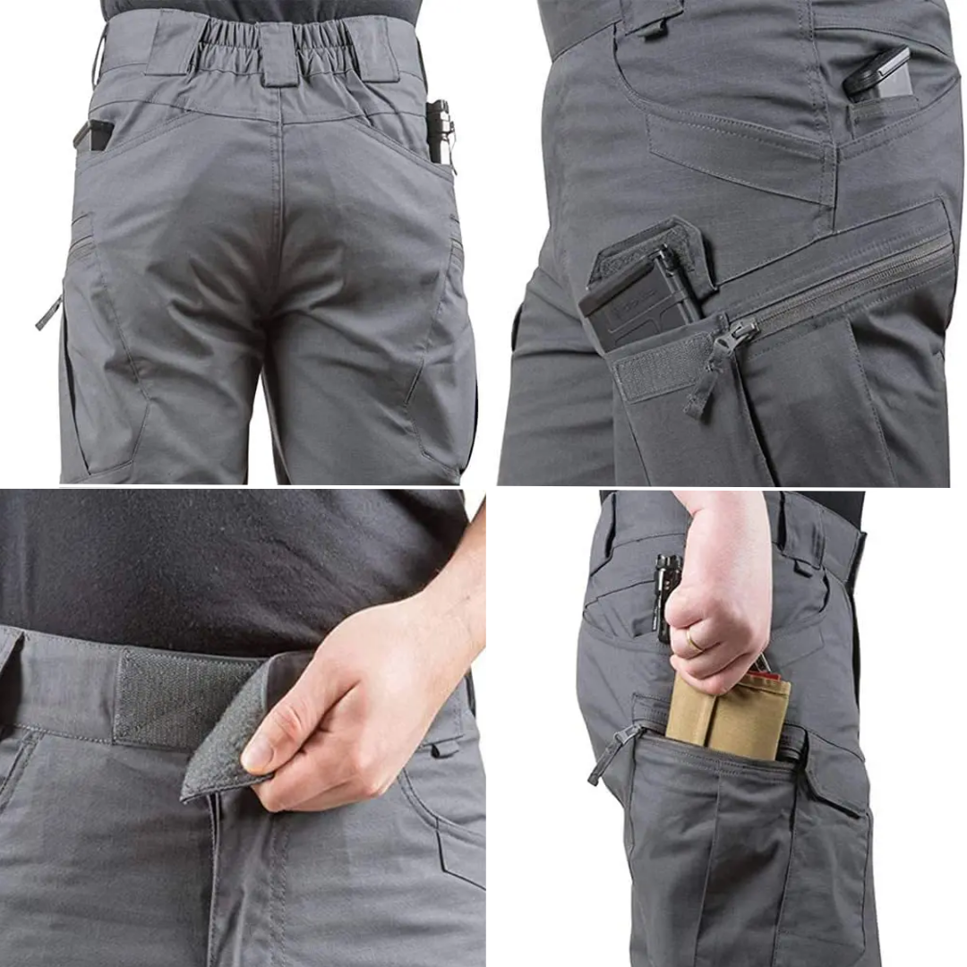 Herren Outdoor Shorts Stretch | Cargo mit 6 Taschen | Atmungsaktiv & schnell trocken-Luzern Mode