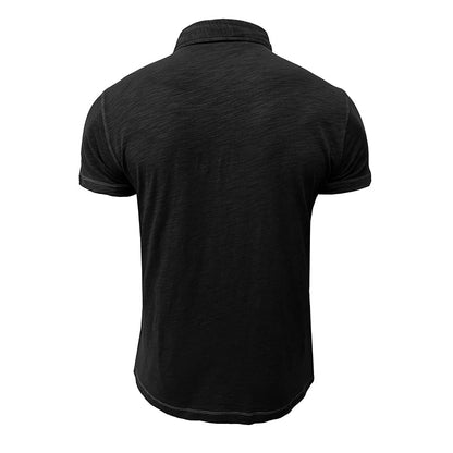 Herren-Poloshirt | Baumwolle | Kurze Ärmel | Kragen | Knopfleiste -Luzern Mode