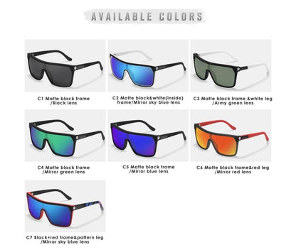 Polarisierte Sonnenbrille Herren | UV Schutz | Flexibel | Outdoor | Autofahren-Luzern Mode