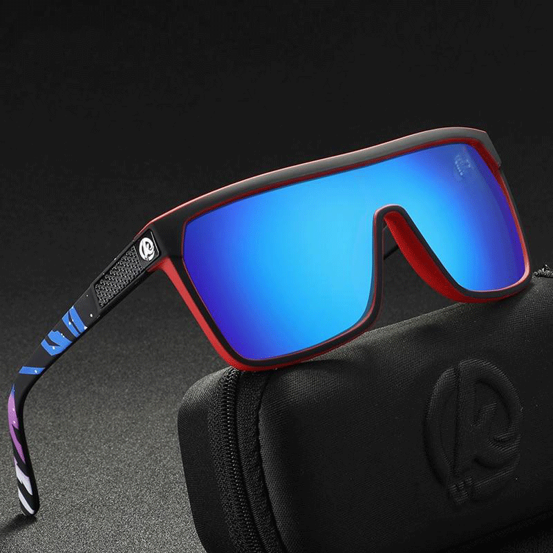 Polarisierte Sonnenbrille Herren | UV Schutz | Flexibel | Outdoor | Autofahren-Blau-Luzern Mode
