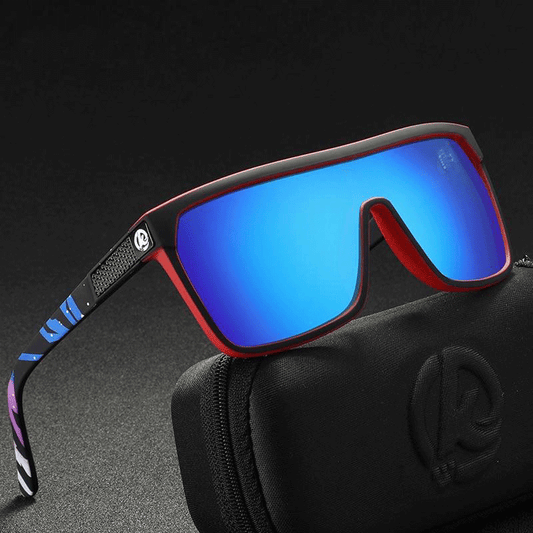 Polarisierte Sonnenbrille Herren | UV Schutz | Flexibel | Outdoor | Autofahren-Blau-Luzern Mode