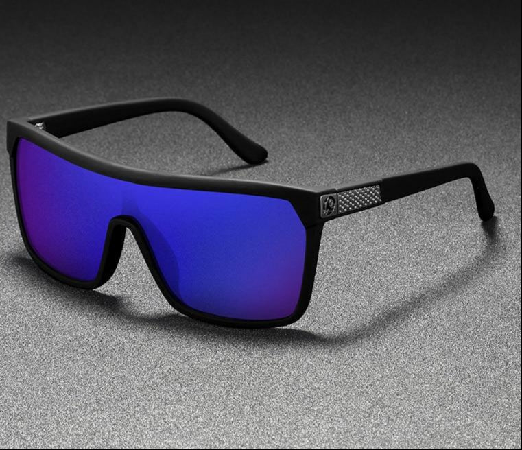 Polarisierte Sonnenbrille Herren | UV Schutz | Flexibel | Outdoor | Autofahren-Dunkelblau-Luzern Mode