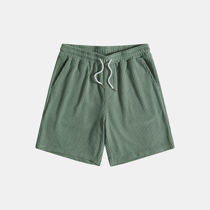 Sommerliches Herren-Lounge-Set mit Waffelmuster – Lenn