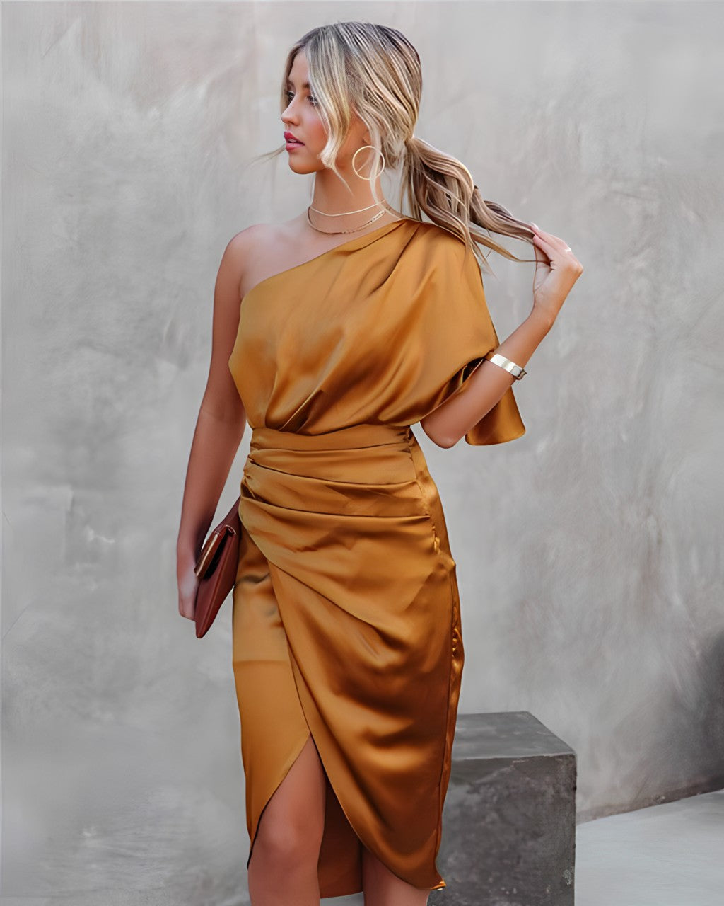 Cocktailkleid mit Einem Schulter - Valeria