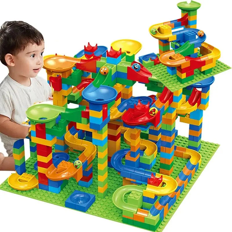 168-Piece Marble Run Building Set for Ages 3+ | Logic and Fine Motor Skills 6