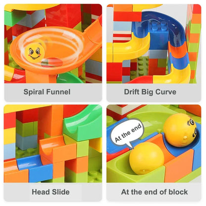 168-Piece Marble Run Building Set for Ages 3+ | Logic and Fine Motor Skills 5