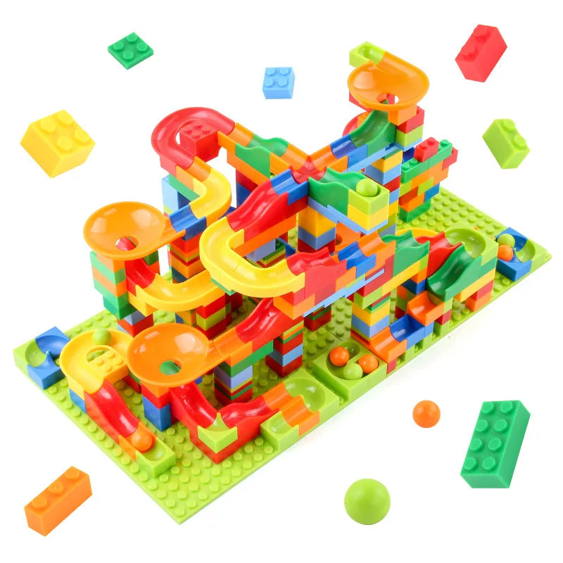 168-Piece Marble Run Building Set for Ages 3+ | Logic and Fine Motor Skills 1