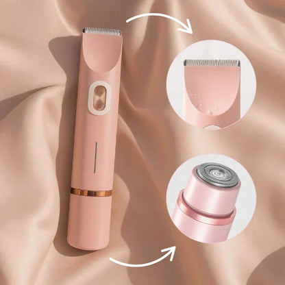 Electric Bikini Trimmer for Women, Waterproof Cordless Shaver for Sensitive Skin 3