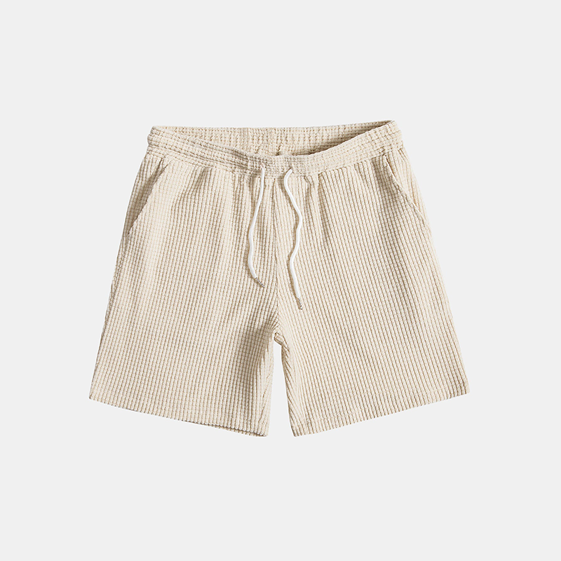 Sommerliches Herren-Lounge-Set mit Waffelmuster – Lenn
