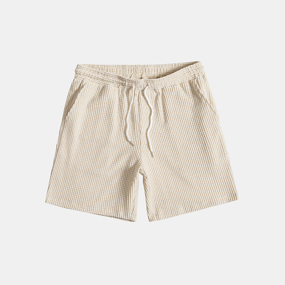 Sommerliches Herren-Lounge-Set mit Waffelmuster – Lenn