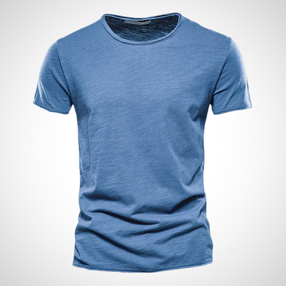 Klassisches Atmungsaktives Baumwollshirt für Herren – Marco