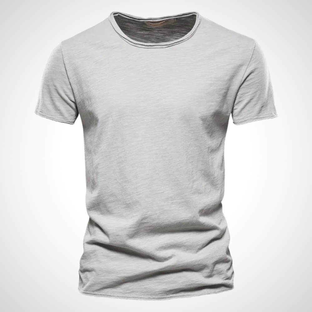 Klassisches Atmungsaktives Baumwollshirt für Herren – Marco