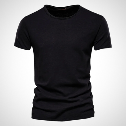 Klassisches Atmungsaktives Baumwollshirt für Herren – Marco