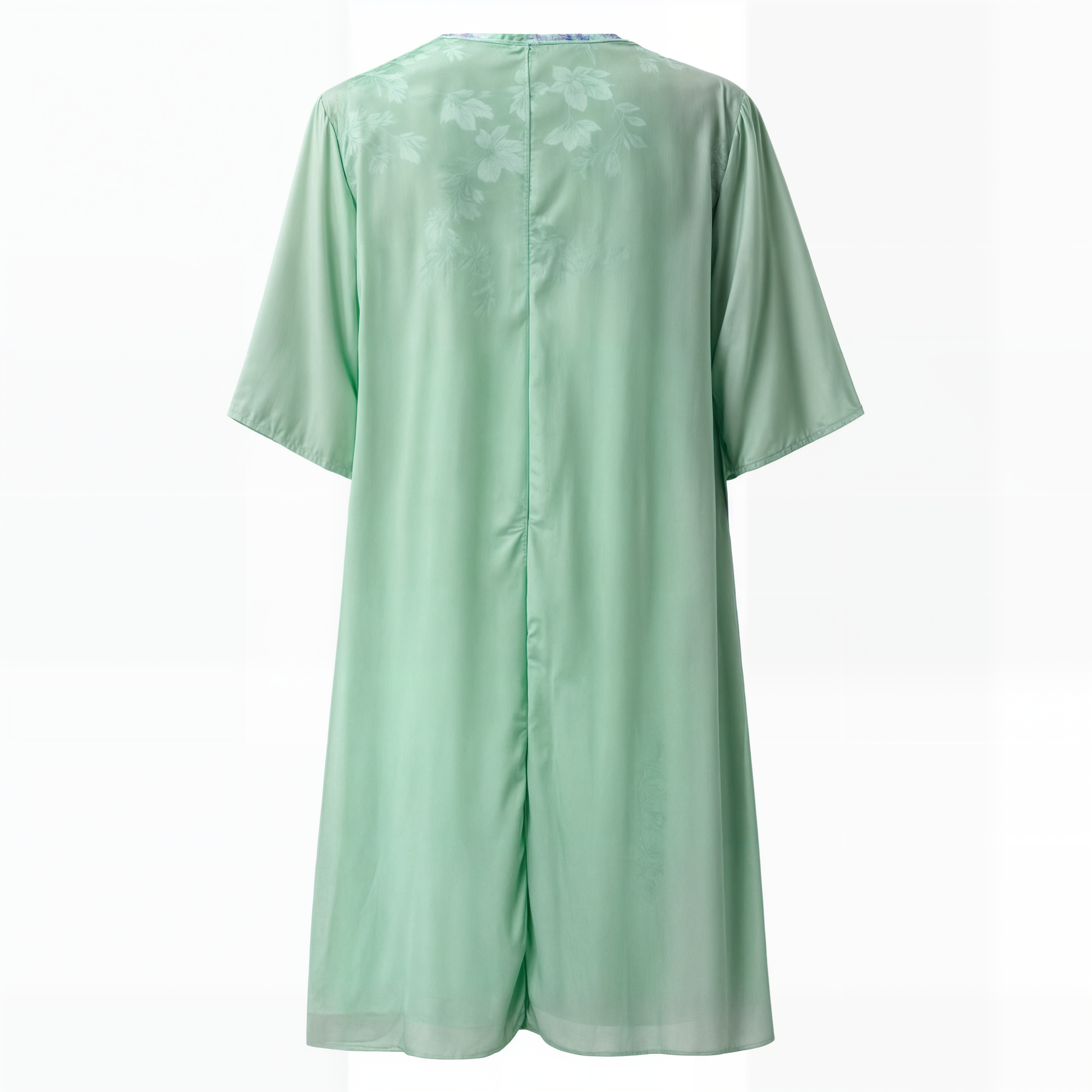 Kleid mit Blumenmuster | Knielang | Locker | Kurzarm | Rundhals-Luzern Mode