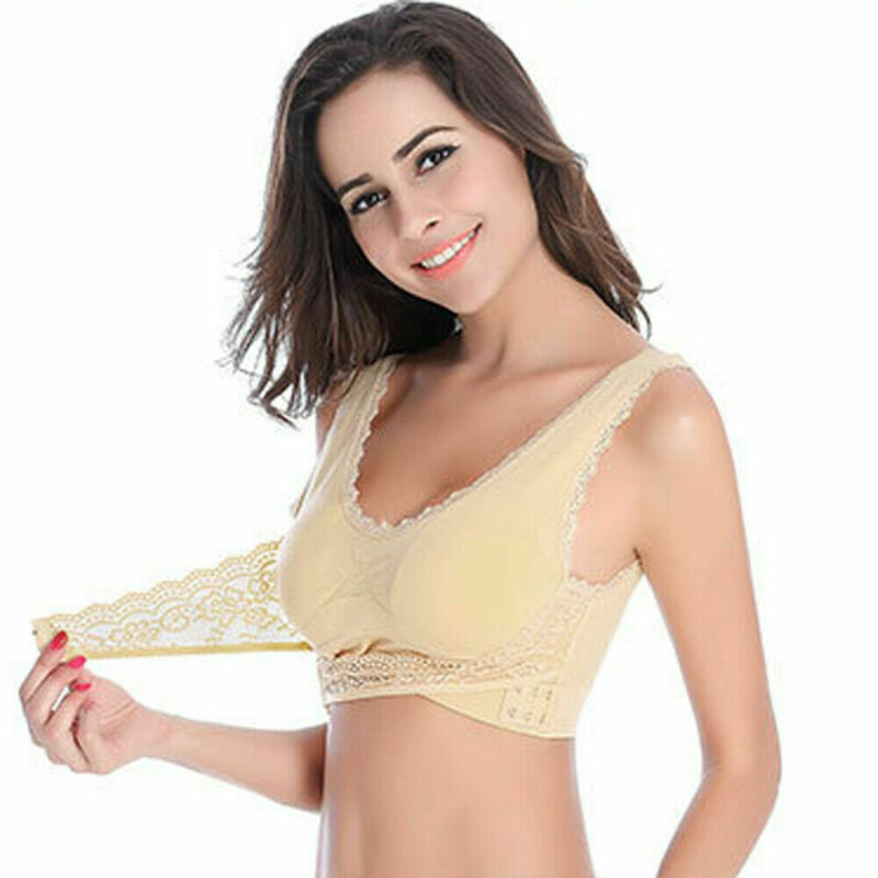 Komfort-BH | Seitlichem Verschluss | Ohne Bügel | Atmungsaktiv-Nude-S-Luzern Mode