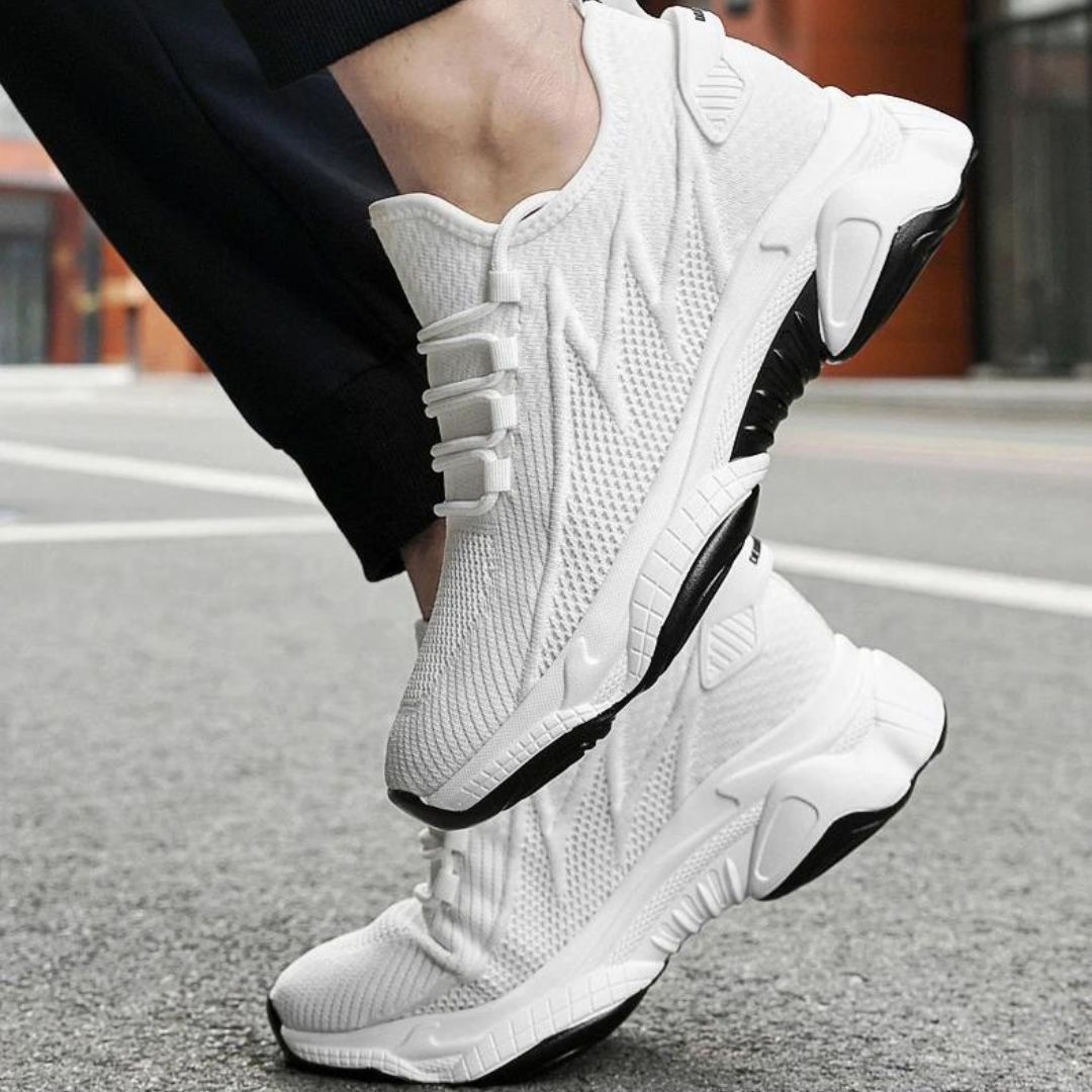 Diskret erhöhende Herren Sneaker mit Stil – MaxLift Boost