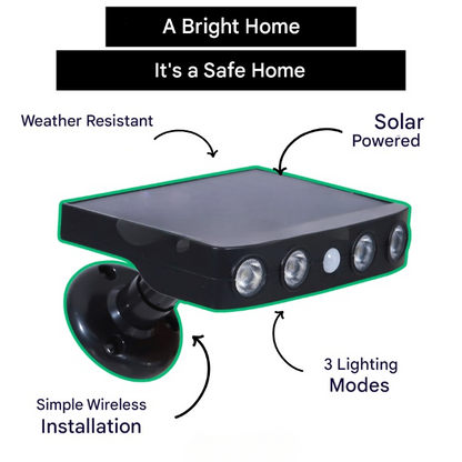 Solar-Außenleuchte mit Bewegungssensor – Lumina