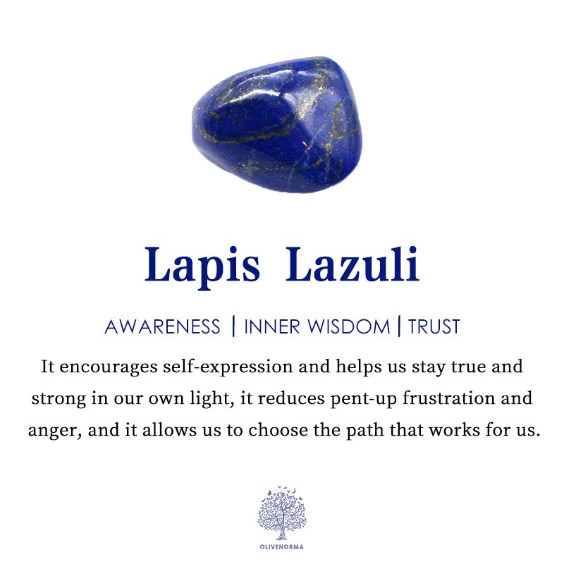 Blauer Lapis Lazuli Stein, poliert, für Bewusstsein und innere Weisheit, Schmuckherstellung.