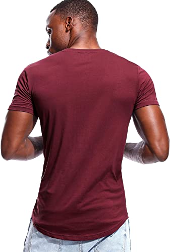 Baumwollmischung | figurbetonter Schnitt | tiefer V-Ausschnitt | Slim Fit | S–2XL-Luzern Mode