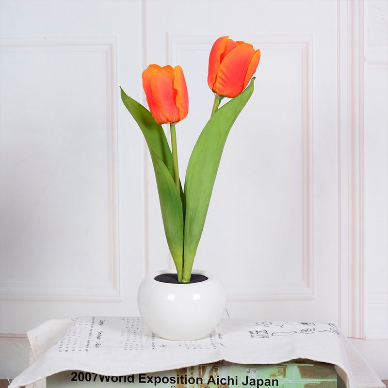 Dekorative LED Tulpe Tischlampe – Florima