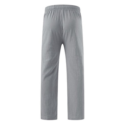 Sommerhose Herren | Leinen | Locker & bequem | Freizeit | Yoga | Alltag-Luzern Mode