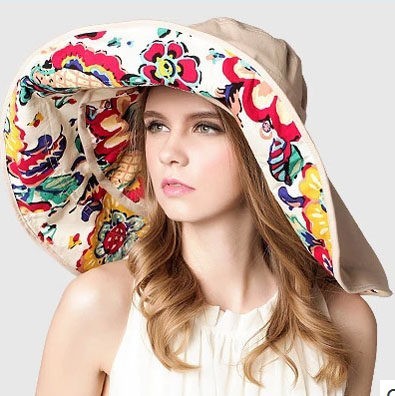 Strandhut Damen Sommer | Klassisches Design | Atmungsaktiv & Schutz vor Sonne-Weiß-Luzern Mode