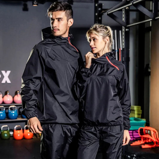 Unisex Trainingsanzug | Schweißfördernd | Sommer Fitness | Atmungsaktiv leicht-Luzern Mode