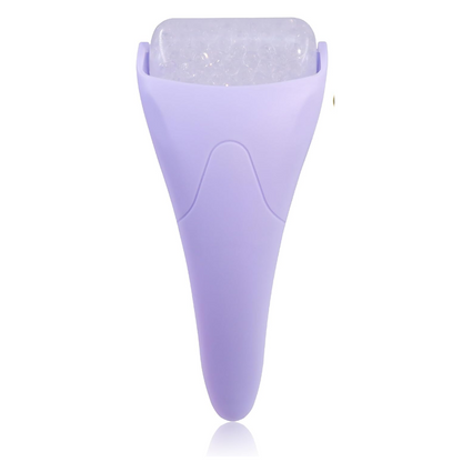 Lila Eiskugel-Gesichtsmassagegerät, Silikon, Hautpflege, Anti-Aging, Entspannung.