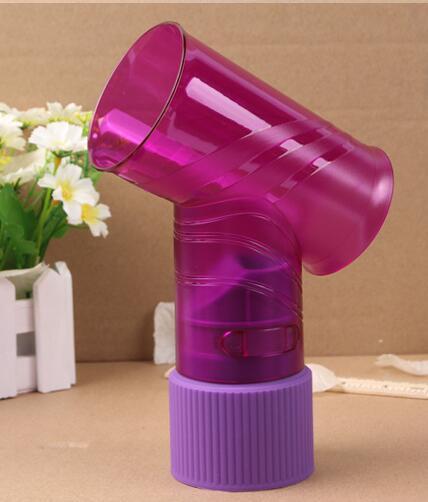 Lila Lockenaufsatz für Föhn, Kunststoff, automatisches Locken, Haarstyling-Zubehör.