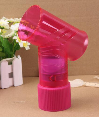 Roter Lockenaufsatz für Föhn, Kunststoff, automatisches Locken, Haarstyling-Zubehör.