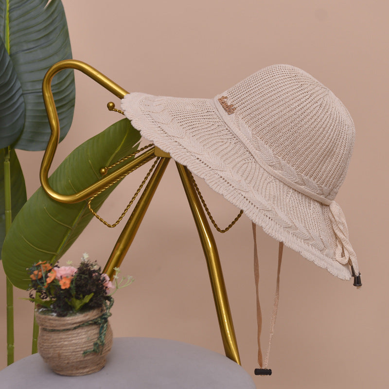 Strandhut Damen | Sommerhut Luftig | Sonnenschutz | Leicht & Atmungsaktiv-Beige-Luzern Mode