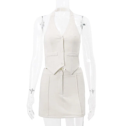 Sommer Outfit Damen Büro | Zweiteiler mit Hose | Leicht bequem kombinierbar-Luzern Mode
