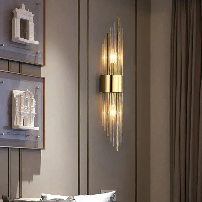 Kristall LED Wandlampe - Luméra