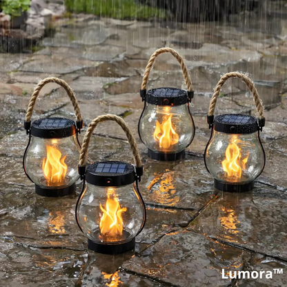 Solar Lantern with Realistic Flame Effect 4