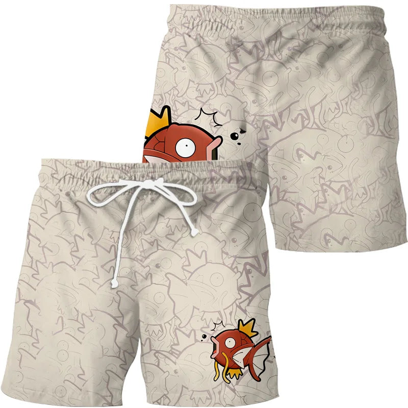 Pyjama Set Sommer | Gengar Snorlax Print | 1 kaufen 1 gratis | Unisex & bequem-02-M-Luzern Mode