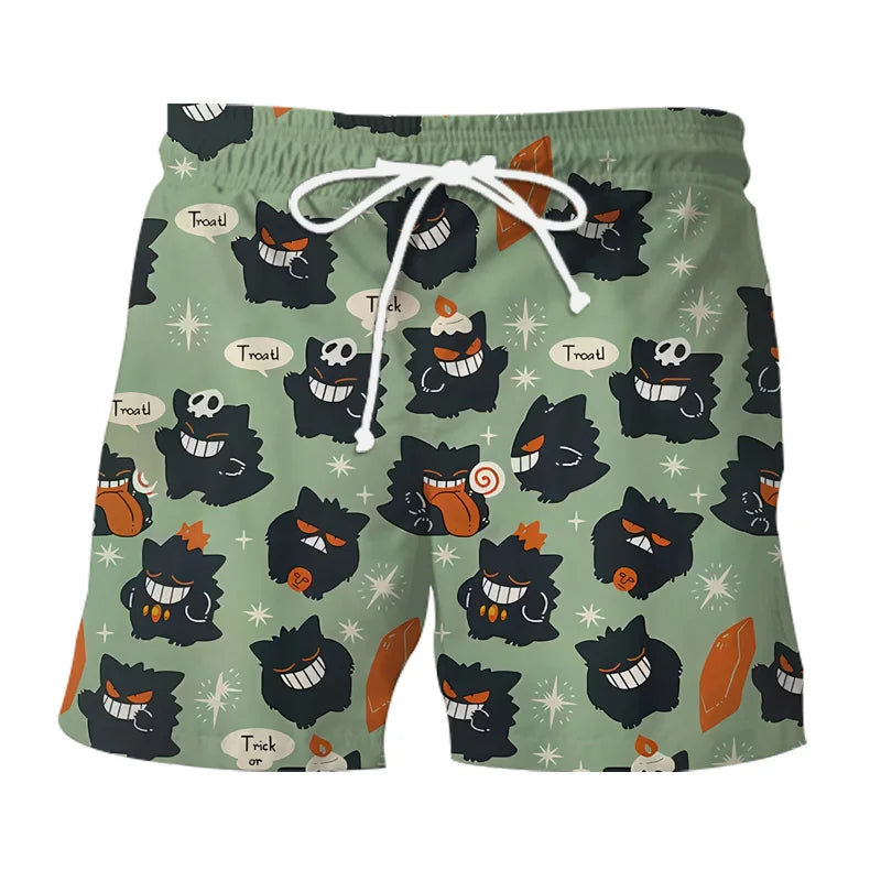 Pyjama Set Sommer | Gengar Snorlax Print | 1 kaufen 1 gratis | Unisex & bequem-05-M-Luzern Mode