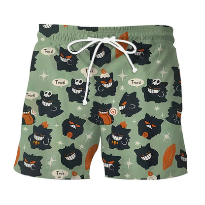 Pyjama Set Sommer | Gengar Snorlax Print | 1 kaufen 1 gratis | Unisex & bequem-05-M-Luzern Mode
