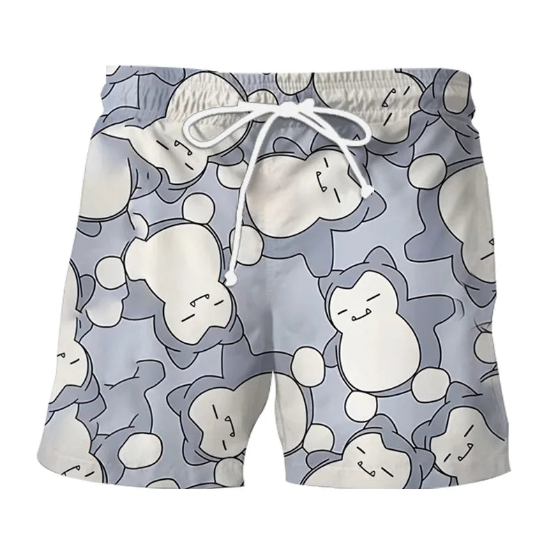 Pyjama Set Sommer | Gengar Snorlax Print | 1 kaufen 1 gratis | Unisex & bequem-12-M-Luzern Mode