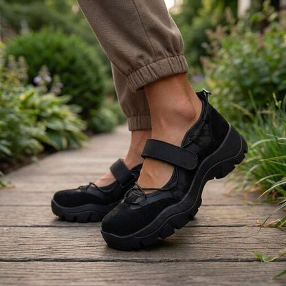 Women's Comfort Loafers with Hook-and-Loop Strap | Lightweight Slip-On Shoes 10