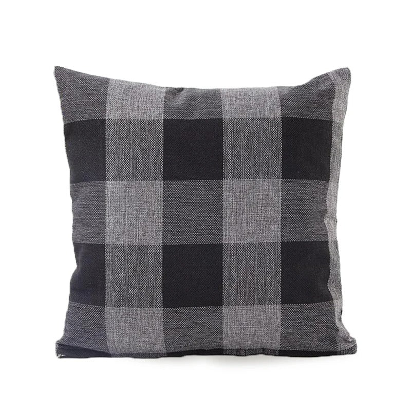Gemütliche Karierte Kissenhülle im Landhausstil – Autumn Plaid