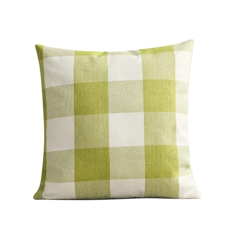 Gemütliche Karierte Kissenhülle im Landhausstil – Autumn Plaid
