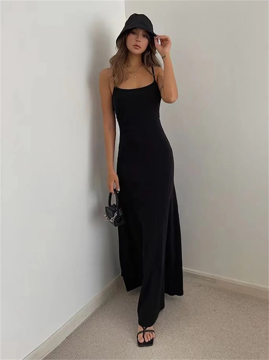 Sommerkleid mit Spaghettiträgern und luftigem Schnitt – Sofie