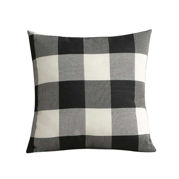 Gemütliche Karierte Kissenhülle im Landhausstil – Autumn Plaid
