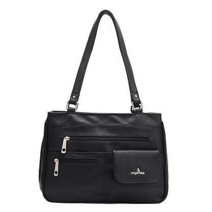 Multi-Compartment Damen Schulter- und Crossbody-Tasche – FlexiCarry