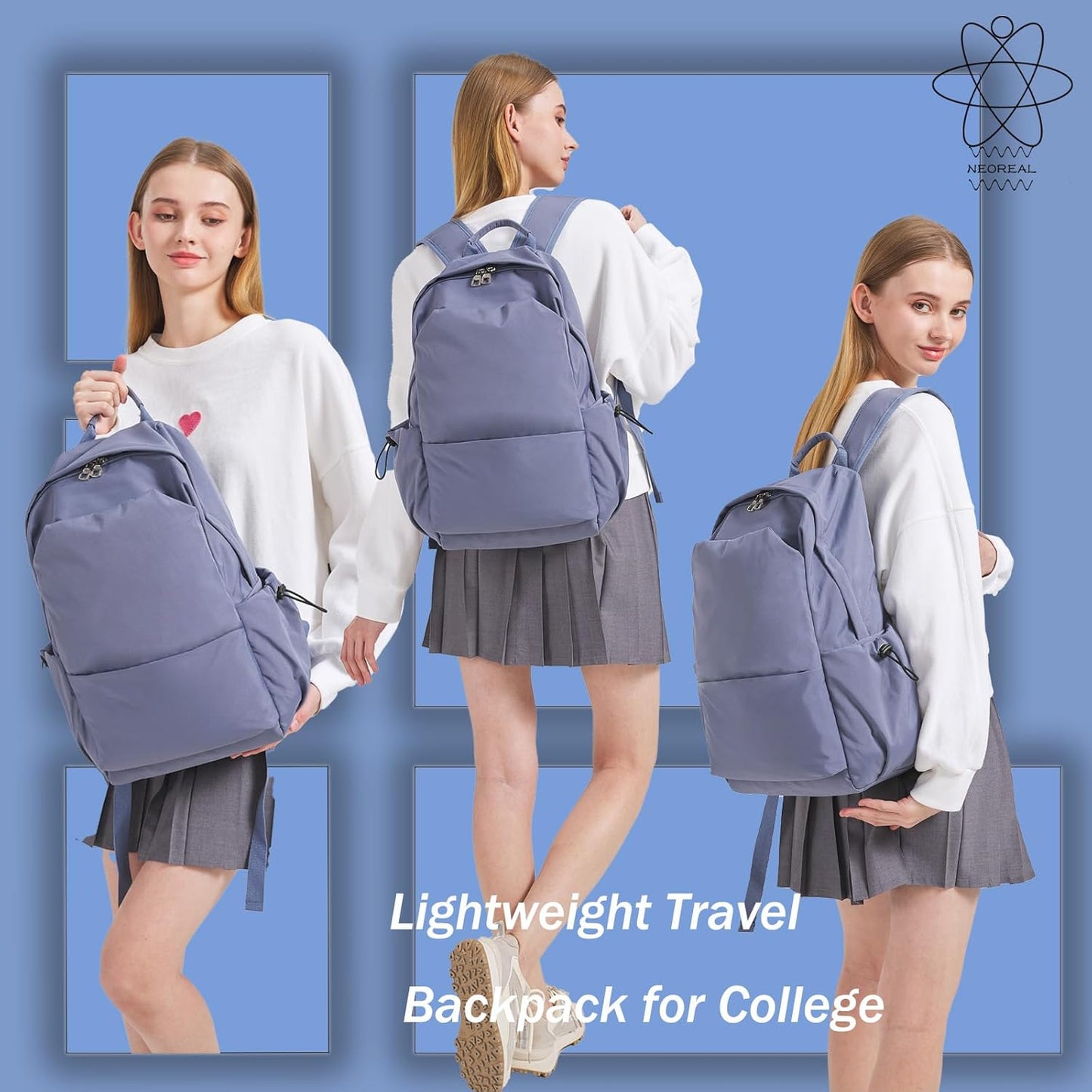 Leichte, wasserabweisende Laptop- und Reisetasche mit organisierten Fächern