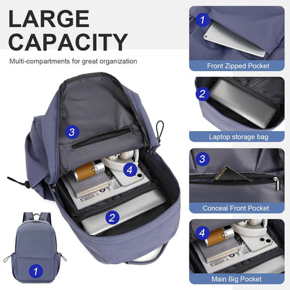 Leichte, wasserabweisende Laptop- und Reisetasche mit organisierten Fächern