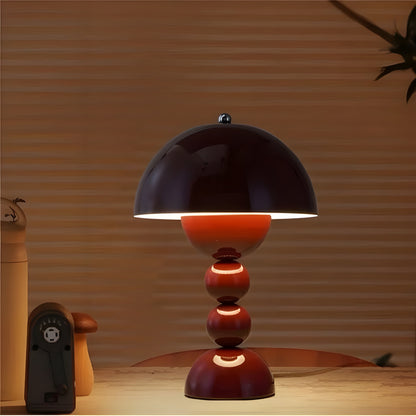 Bunte tragbare Tischlampe, nordisches Design, Blumenknospenform, Wohnzimmerbeleuchtung.