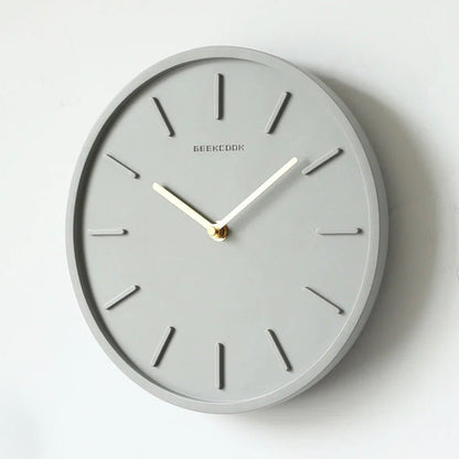 Zement Wanduhr mit Metallpendel - Tundra